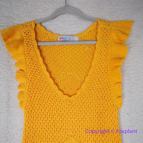 New! Free People Beach Mykonos Sweater Knit Beach Cover‎ Up Dress, size M - Picture 4 of 16